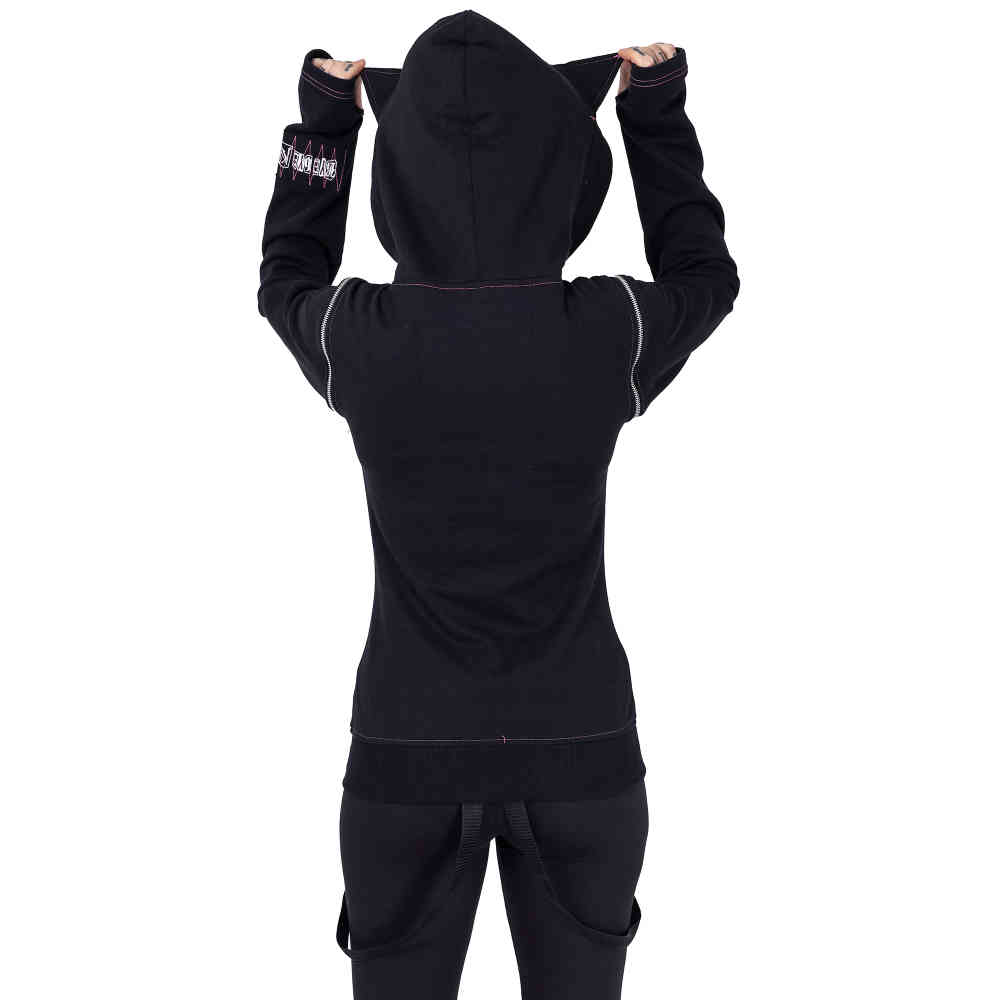 Bye Bye Kitty - BBK KILLER Vest met capuchon - Zwart